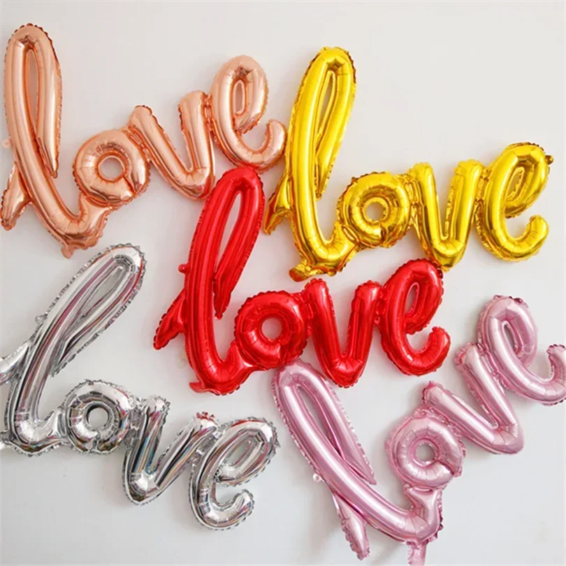 Wedding Qq - 1pc Kleine Liefdesbrief Folie Ballon Verjaardag