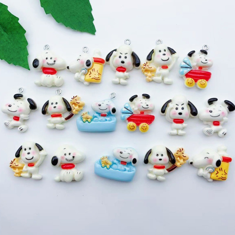 Wedding Yes - 12 stuks hars cartoon hondenhangers, DIY