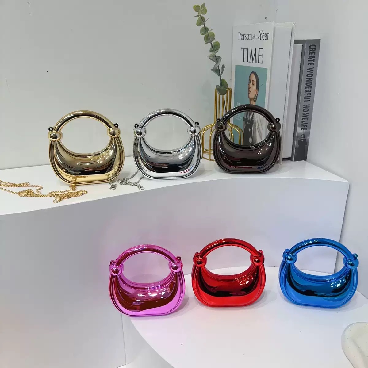 Wedding Vendor - Mini gouden avondtasje portemonnees en handtassen