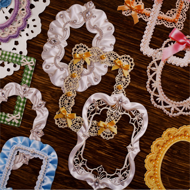 8 vellen vintage lintrand stri - Papercraft Supply Ribbon recensie en prijs