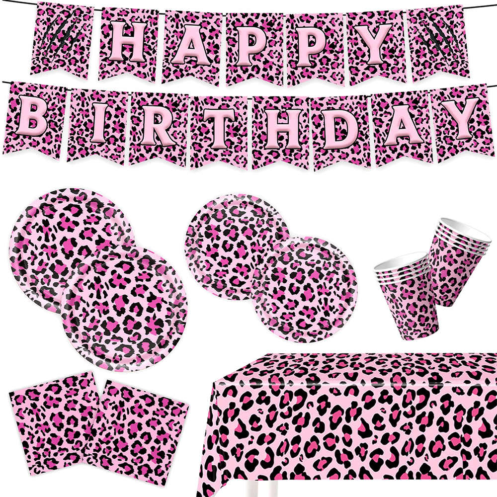 Roze Luipaardprint Verjaardags - Wedding Supply Kit recensie en prijs