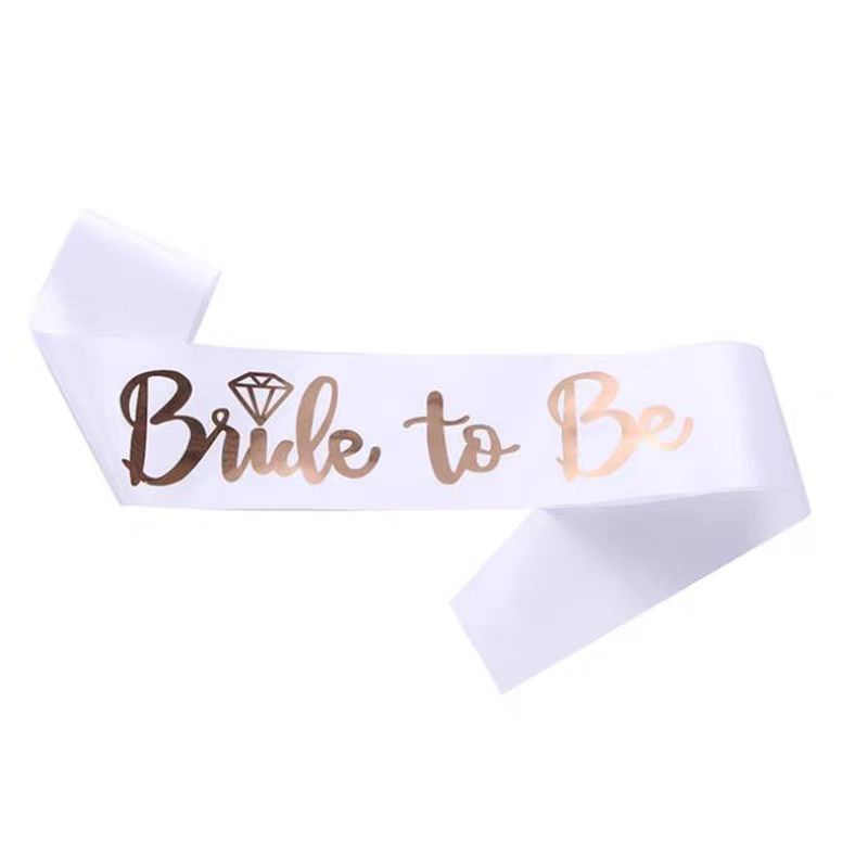 1Set Roségouden Teambruid Om S - Bride Tribe Sash recensie en prijs