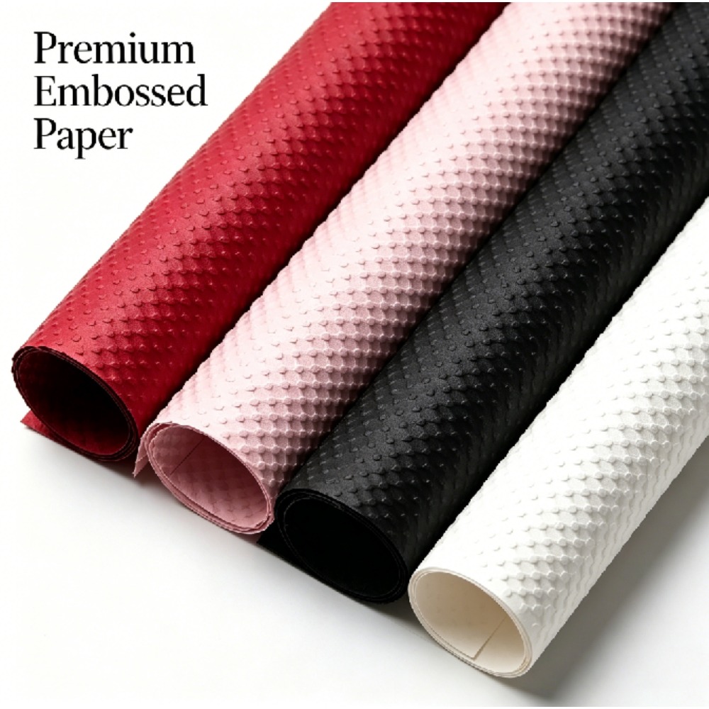 3D Dot Embossed Floral Wrap Pa - Good Floral & Wedding Decor Supply Photos recensie en prijs