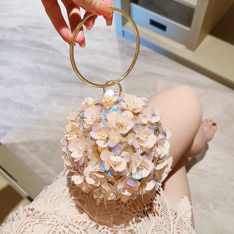 Mini pailletten bloem avondtas - Wedding Vendor recensie en prijs