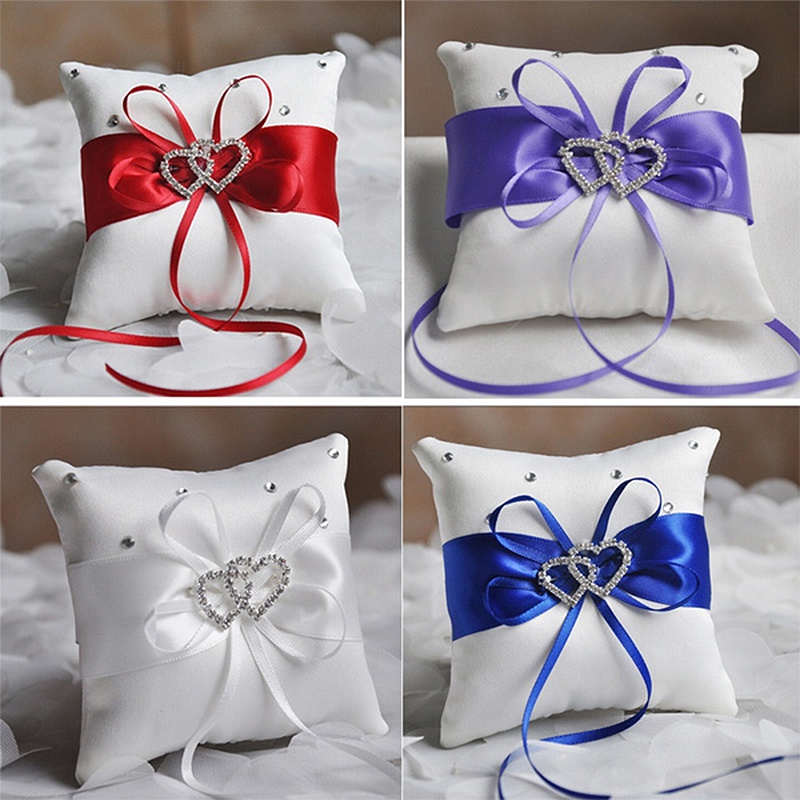1 Stuks 10*10 Cm Fonkelende St - Ring Bearer Pillow recensie en prijs