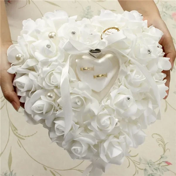 Witte Ringdrager Kussen Kussen - Ring Bearer Pillow recensie en prijs
