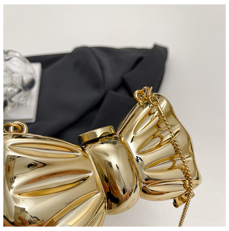 Glanzende gouden metalen strik - Wedding Vendor recensie en prijs