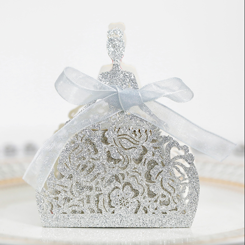 10 stks/set Bruid Bloem Jurken - Wedding Favor Box recensie en prijs