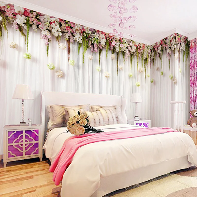 Aangepaste muur doek mode bloe - Wedding Backdrop Curtain recensie en prijs