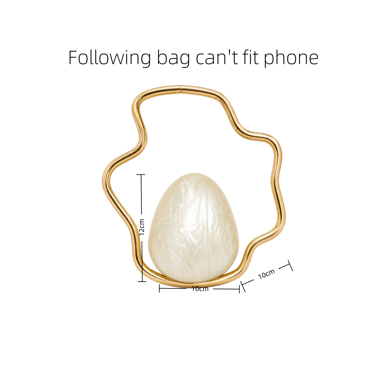 Dames mini acryl eiervormige t - Wedding Vendor recensie en prijs