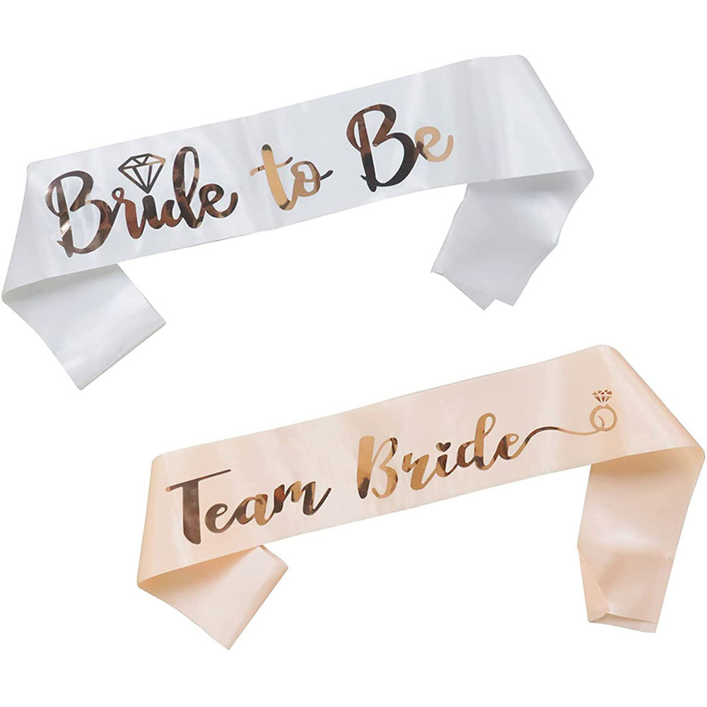 1Set Rose Gold Team Bruid Om S - Bride Tribe Sash recensie en prijs