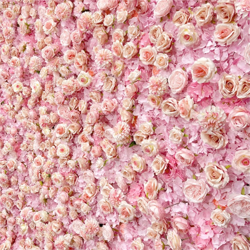 Uflower Roze Roos Hortensia Do - Wedding Backdrop Curtain recensie en prijs