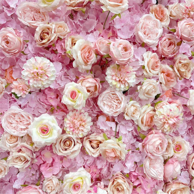 Uflower Roze Roos Hortensia Do - Wedding Backdrop Curtain recensie en prijs