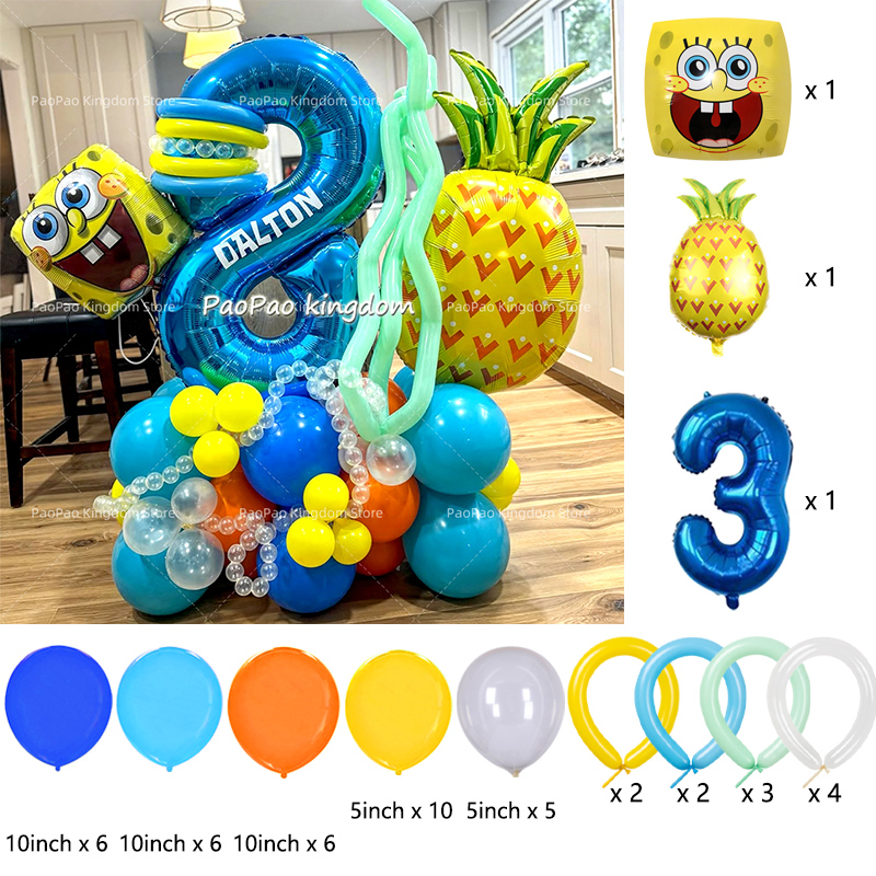 SpongeBob Party Ballon Set Kin - Wedding Supply Kit recensie en prijs