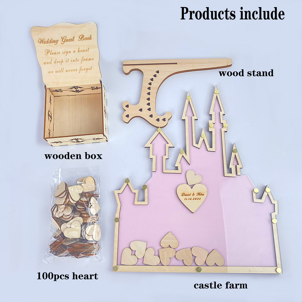 Bruiloft Kasteel Gastenboek Ge - Wedding Favor Box recensie en prijs