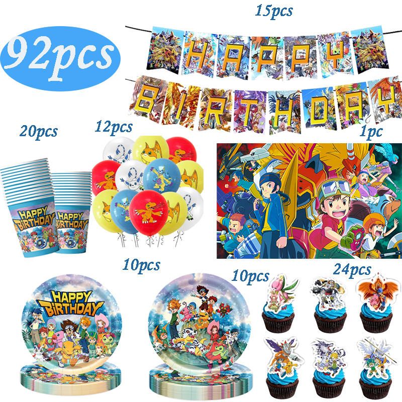 Digimon thema verjaardagsparty - Wedding Supply Kit recensie en prijs