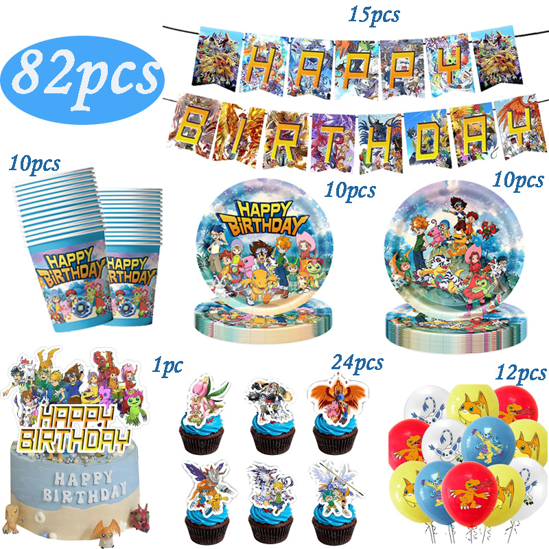 Digimon thema verjaardagsparty - Wedding Supply Kit recensie en prijs