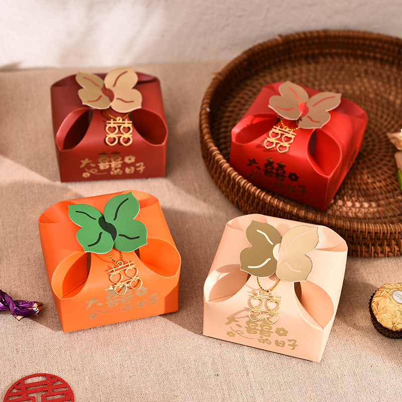 50 stuks oranje draagbare gesc - Wedding Favor Box recensie en prijs