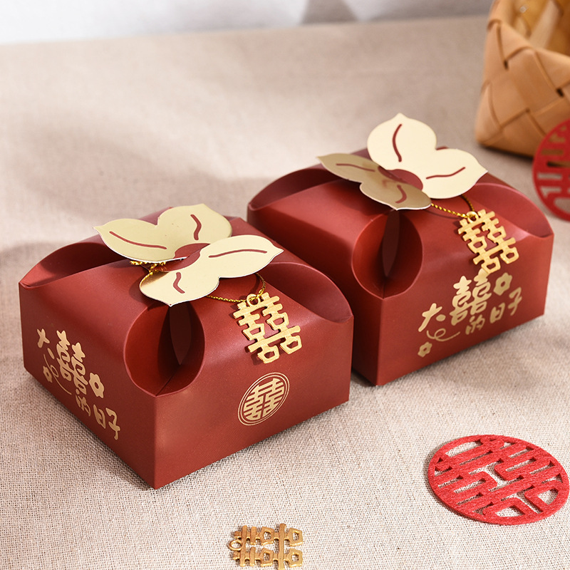 50 stuks oranje draagbare gesc - Wedding Favor Box recensie en prijs