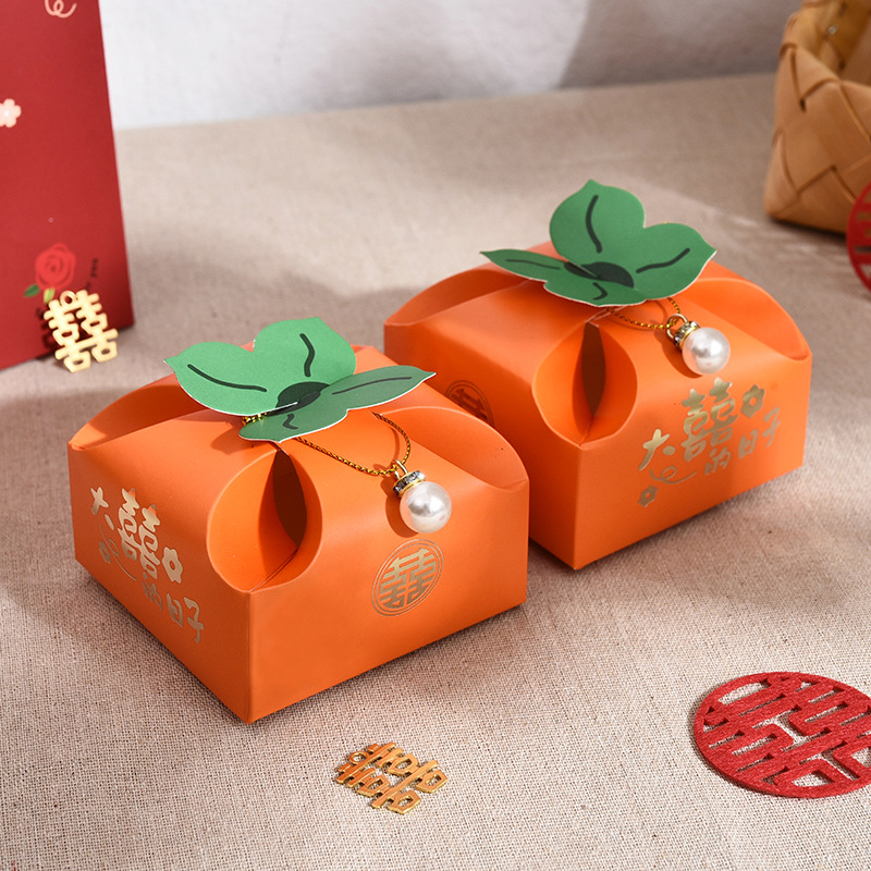 50 stuks oranje draagbare gesc - Wedding Favor Box recensie en prijs