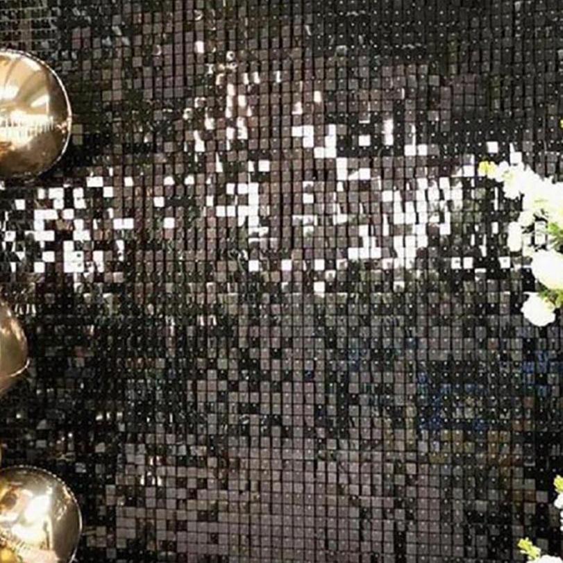 1×2M Zwart Goud Zilver Klein V - Wedding Backdrop Curtain recensie en prijs